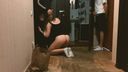 Entrance exposure 12 Seduce the delivery brother Masturbation with her husband hiding right next to her